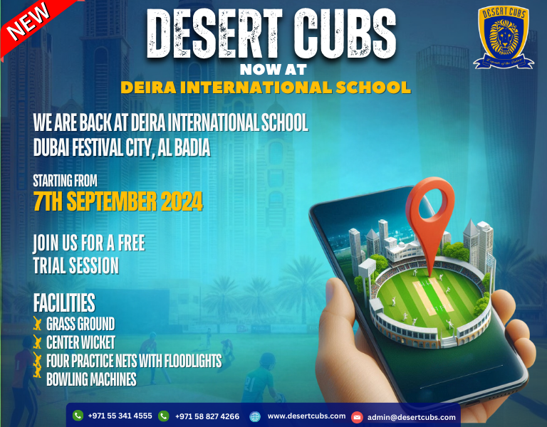 Desert Cubs Returns to Deira International School